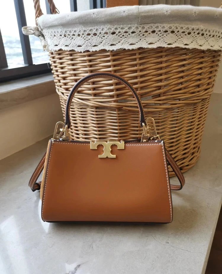 Tory Burch Lee Radziwill Mini Top Handle Bag Mint Green Handbag - 11