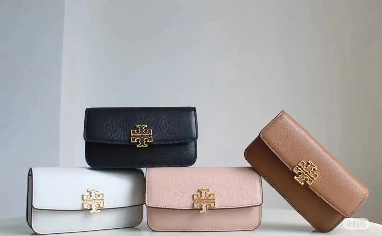 Tory Burch Miller Mini Chain Wallet White Clutch - 3