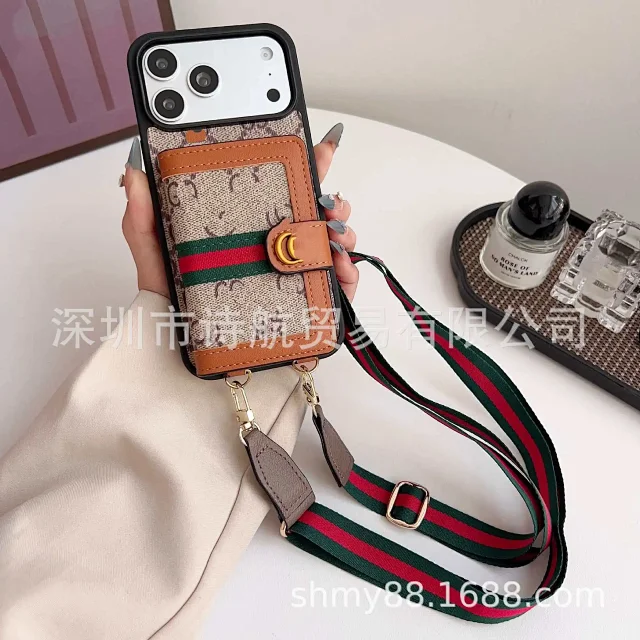Louis Vuitton Phone Cases Card Holder Case with Detachable Crossbody Strap product detail image 12