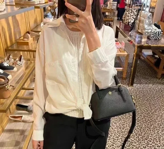 Tory Burch Handbags Dome top-handle bag with detachable shoulder strap product detail image 4