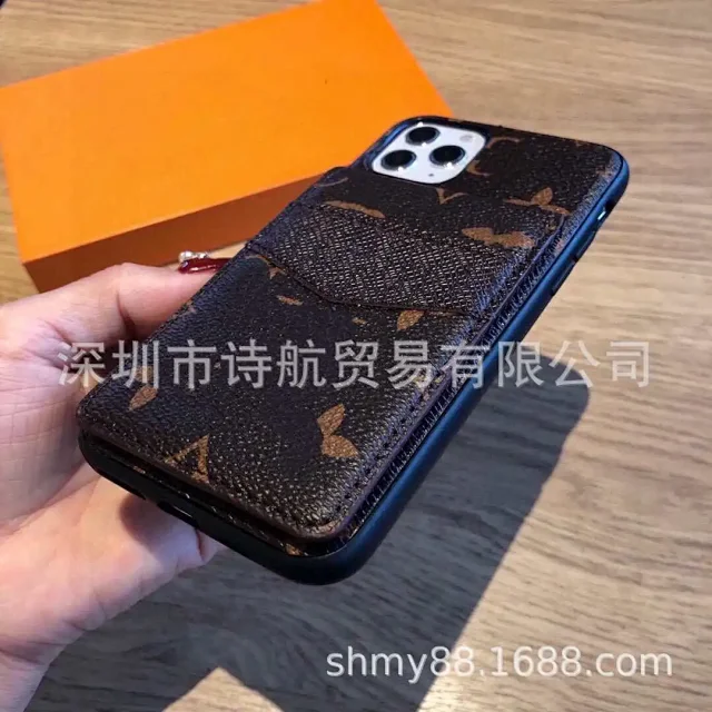 Louis Vuitton Phone Cases Monogram Card Slot iPhone Case product detail image 3