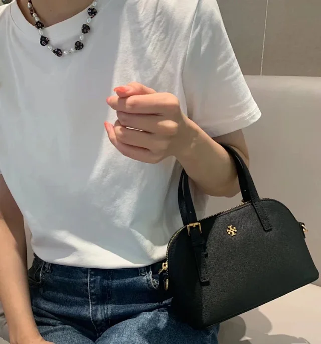 Tory Burch Handbags Dome top-handle bag with detachable shoulder strap product detail image 8