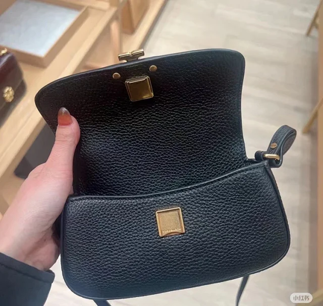 Tory Burch Crossbody Bags Pebbled Flap Top-Handle Bag product detail image 15