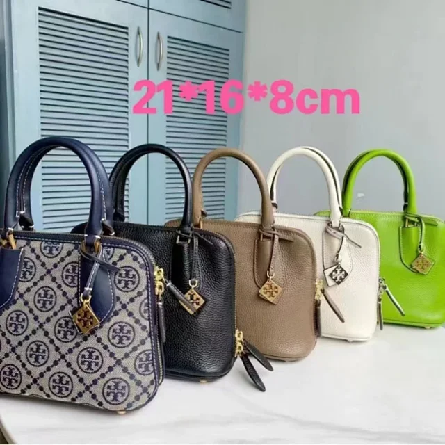 Tory Burch Crossbody Bags Pebbled Leather Top-Handle Bag product detail image 1
