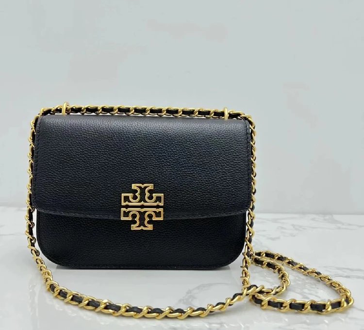 Tory Burch Miller Chain Bag Camel Leather Shoulder Bag - 4