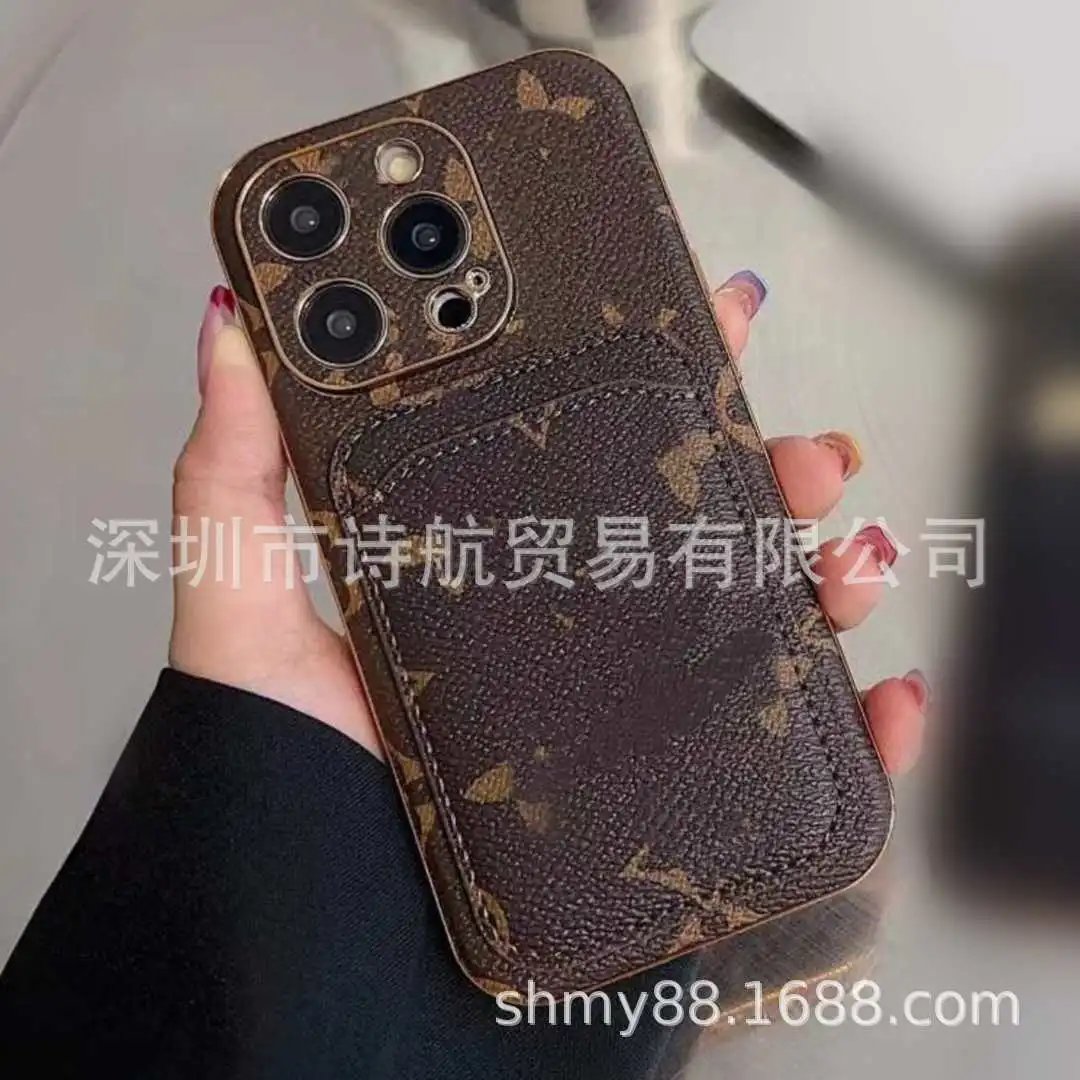 Unbranded Phone Cases Card Slot Monogram-Pattern Case image 2