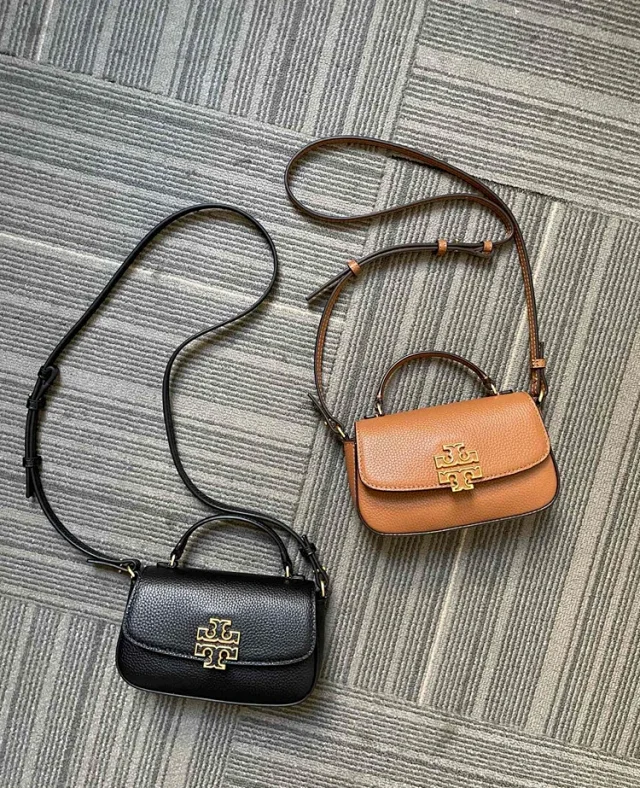 Tory Burch Crossbody Bags Pebbled Flap Top-Handle Bag product detail image 2