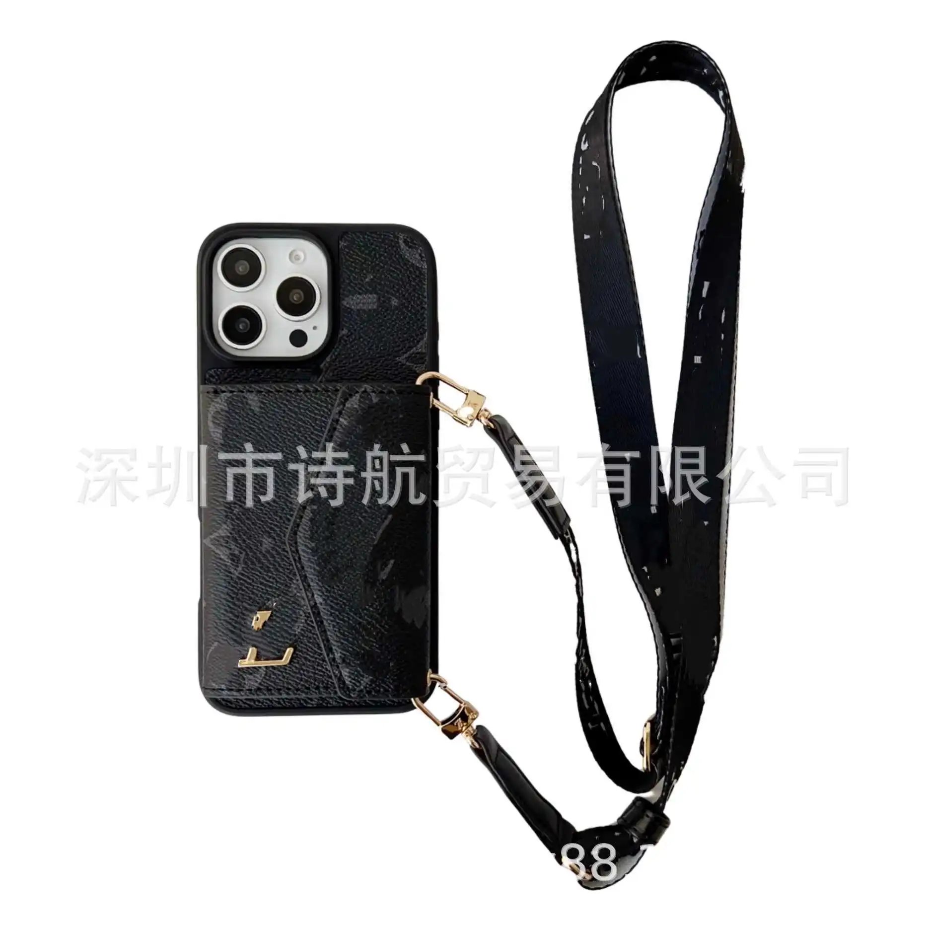 Louis Vuitton Monogram Phone Case with Crossbody Strap Brown - 12