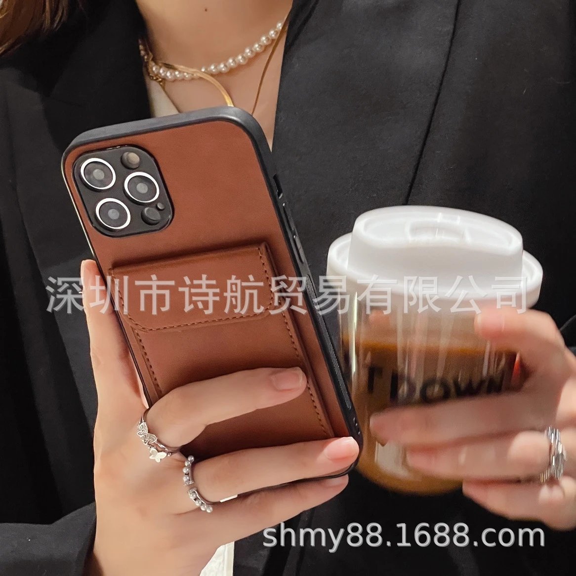 Universal Cardholder Phone Case Black Phone-Case - 6