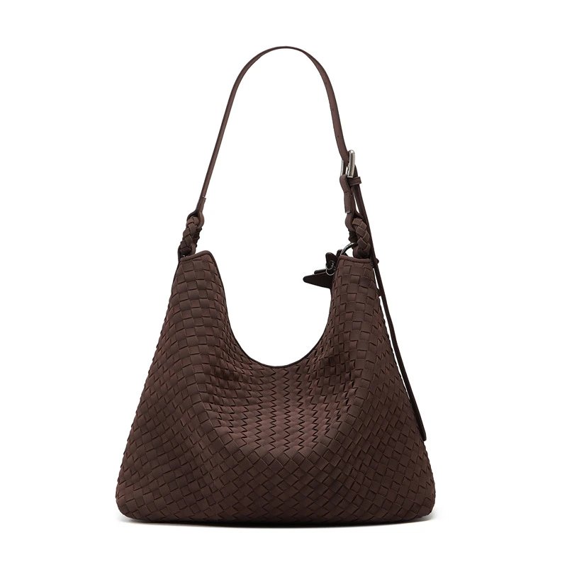 Unbranded Shoulder Bags Woven Hobo Bag with Braided Strap and Star Charm image 2