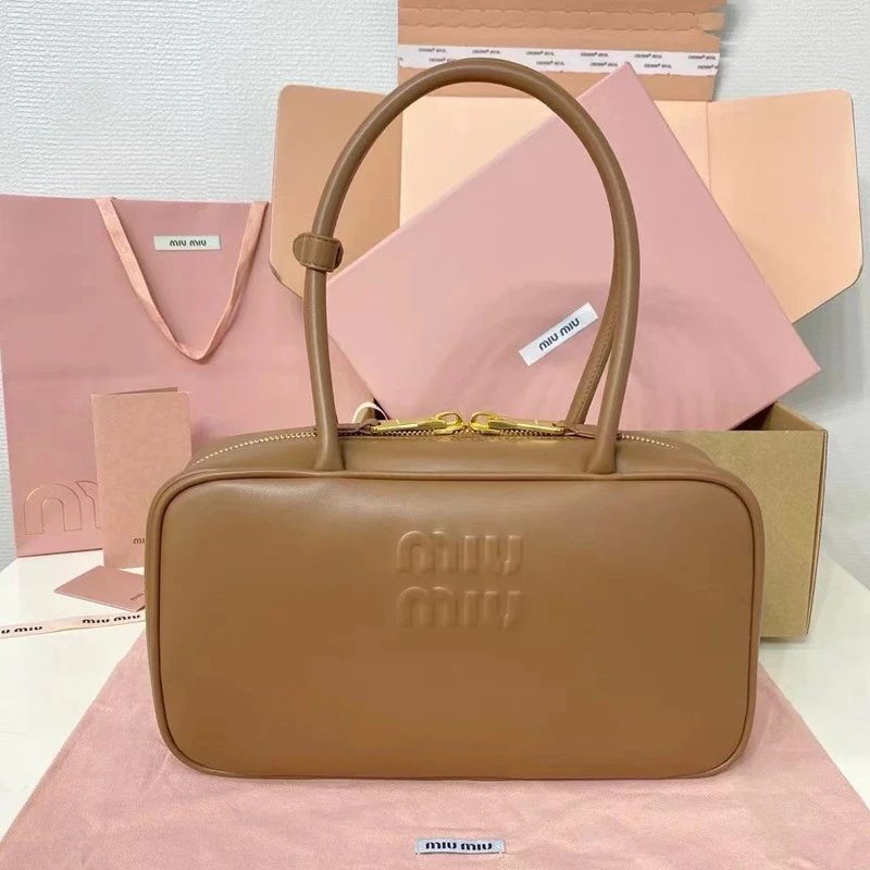 Miu Handbags Bowling handbag with double top handles image 2