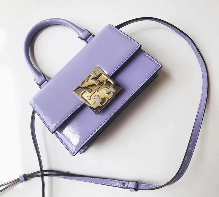 Tory Burch Miller Mini Croc-Embossed Black Shoulder Bag - 11