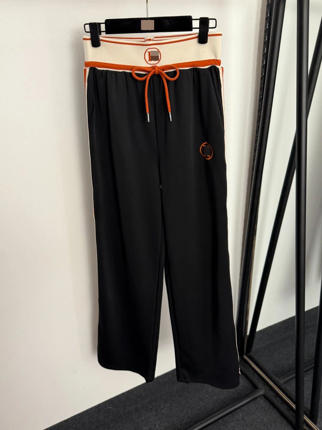 Stone Island Shadow Project Track Jacket and Sweatpants Black Orange Trim Tracksuit - 7