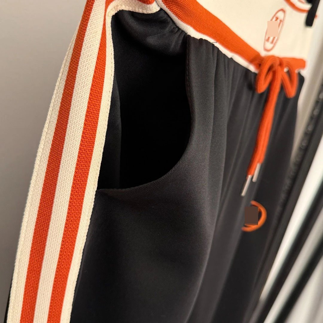Stone Island Shadow Project Track Jacket and Sweatpants Black Orange Trim Tracksuit - 9
