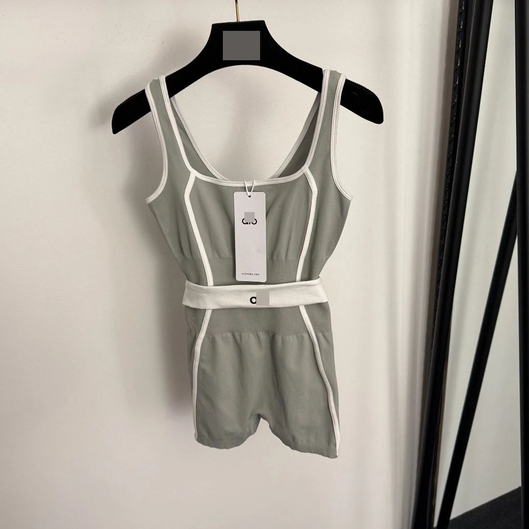 C A Bathing Ape x C Collection Sage Green Contrast-Trim Romper - 6