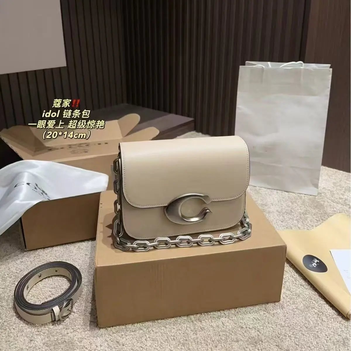 Coach Crossbody Bags Idol Chain Bag image 4