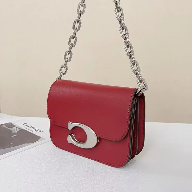 Coach Tabby Mini Chain Bag Cognac Shoulder Bag - 4