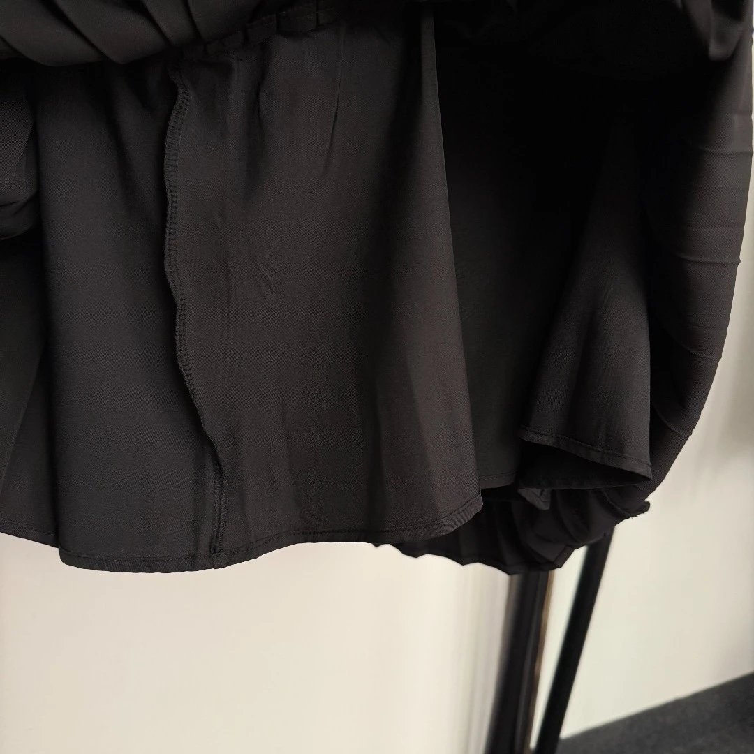 Saint Tears Pleated Hem Sleeveless Dress Black - 9
