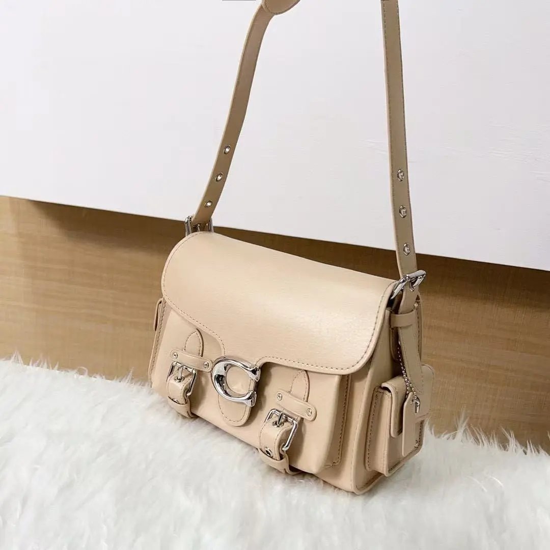 Unbranded Crossbody Bags Flap bag with buckle details and side pockets image 3