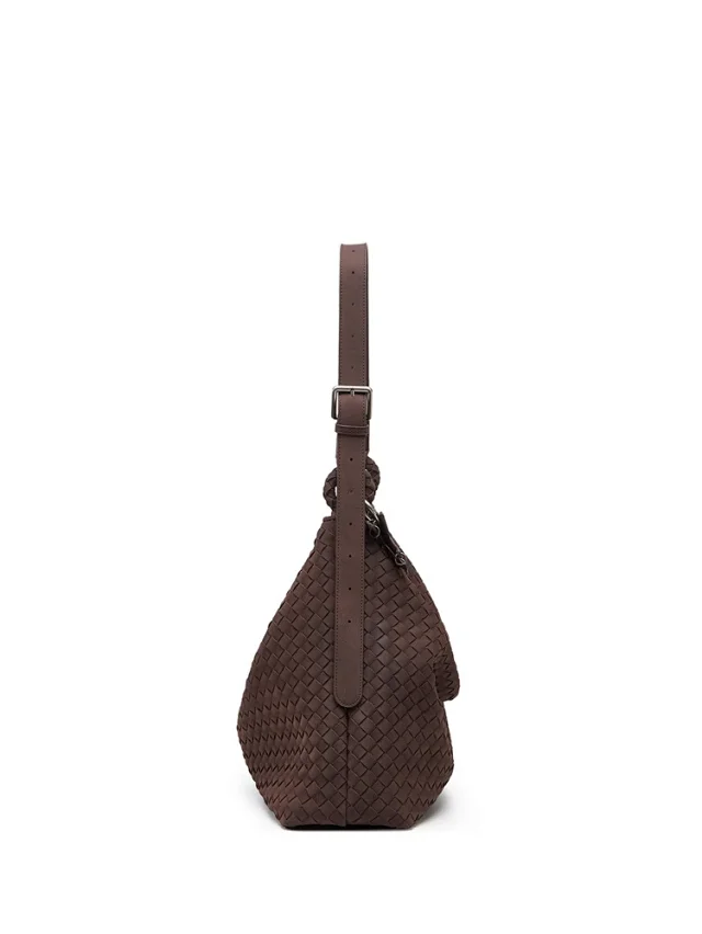 Unbranded Shoulder Bags Woven Hobo Bag with Braided Strap and Star Charm product detail image 7