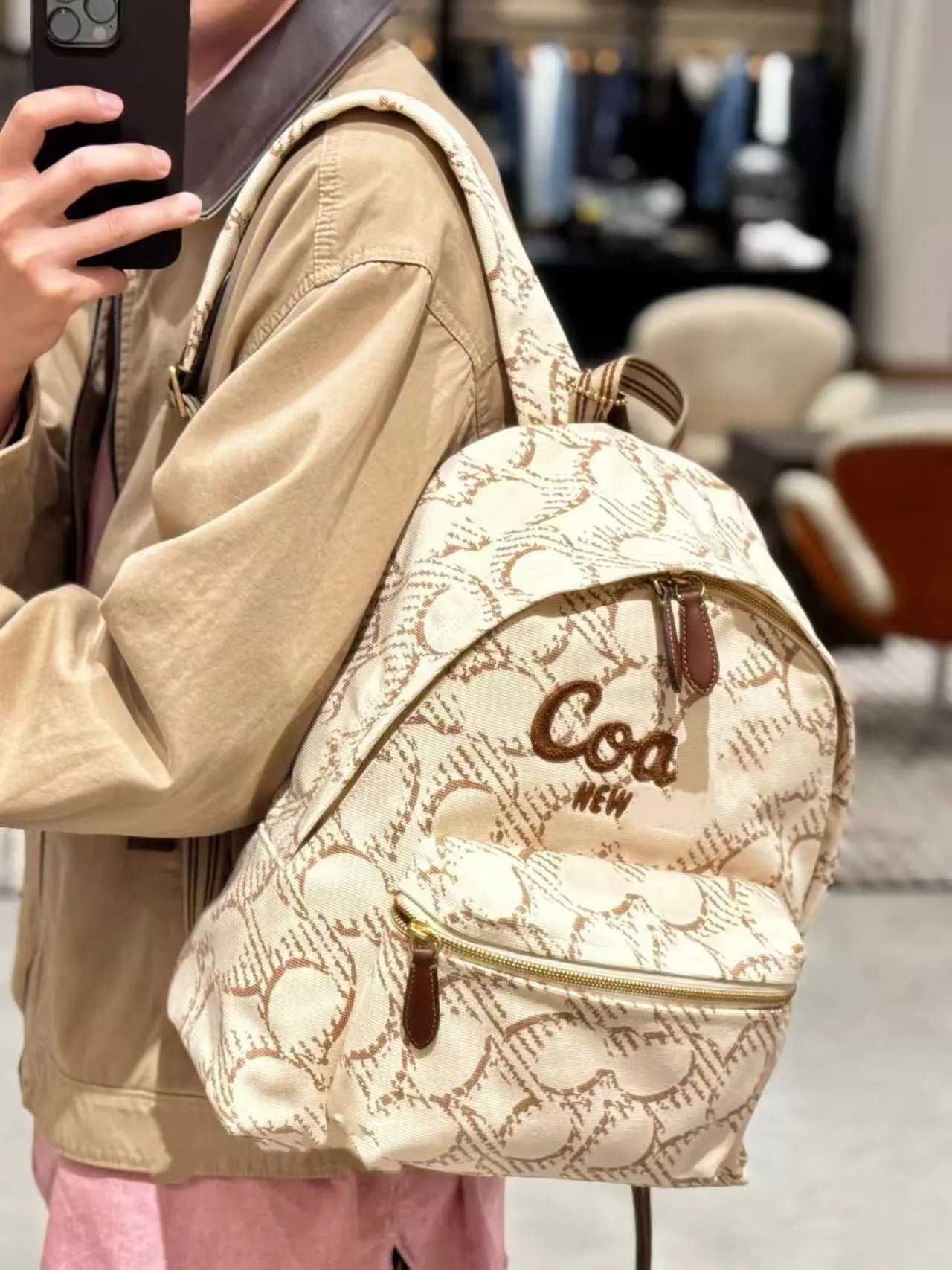 Corteiz Denim Mini Backpack Light Blue - 2