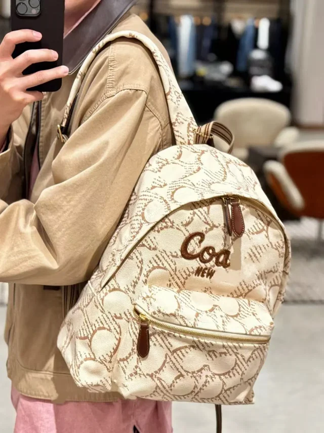 Coco New Backpacks Front Zip Pocket Backpack product detail image 1