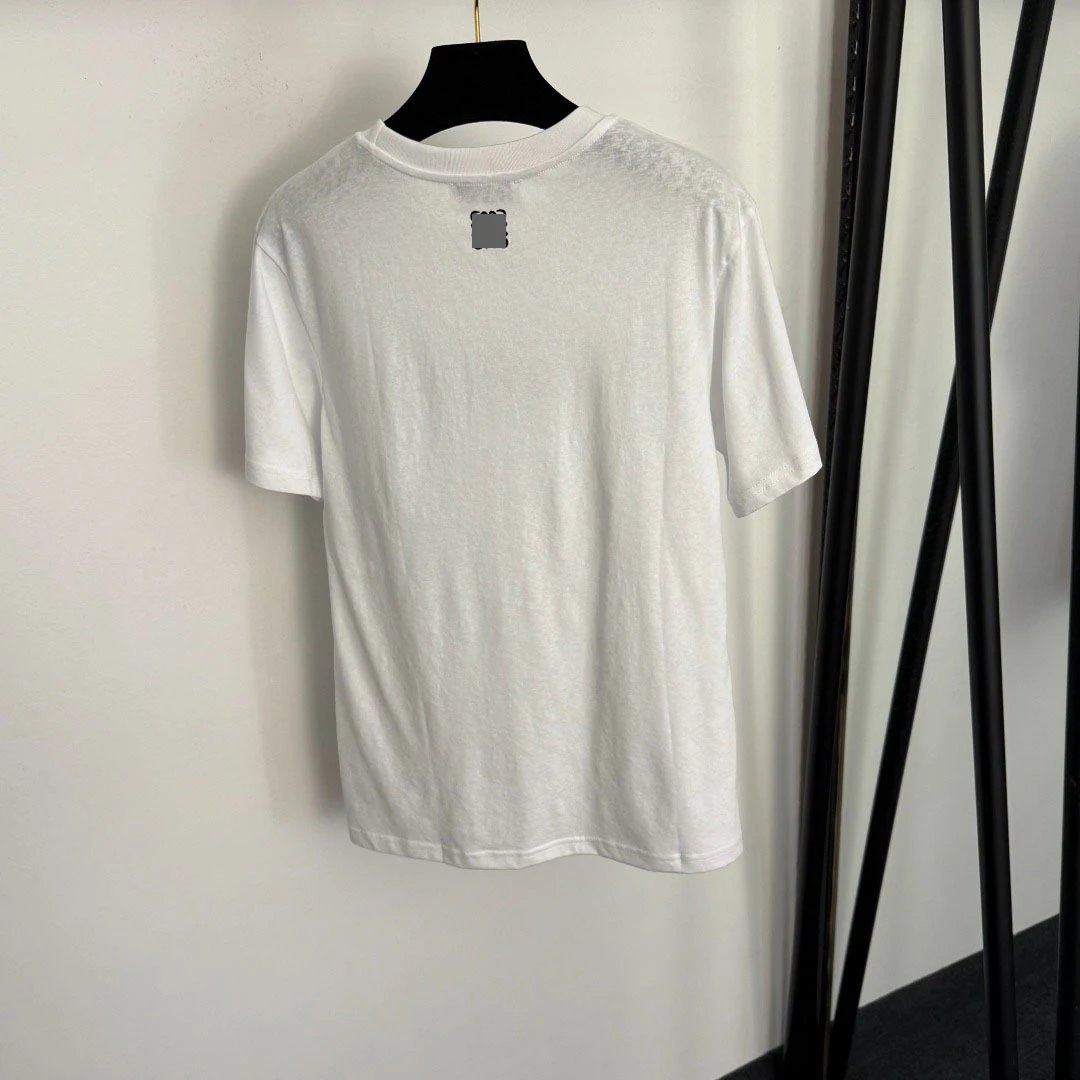 Gallery Dept HE...! Distressed Print White T-Shirt - 7