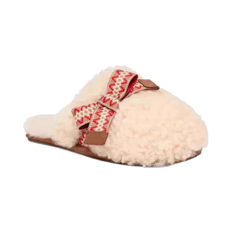 MAXI Slippers Shearling Bow image 5