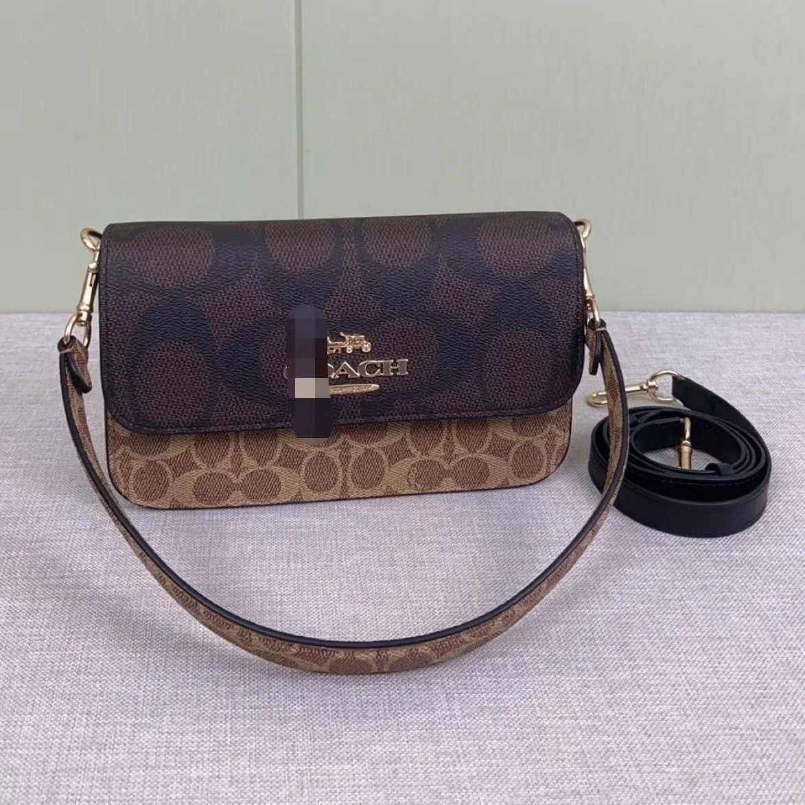 Coach Crossbody Bags Brynn Signature Canvas Flap Bag image 1