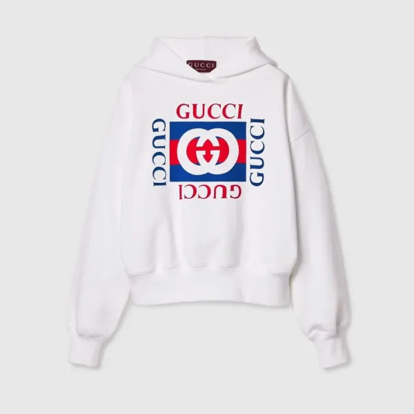 Gucci Knit Logo Hoodie Black - 5