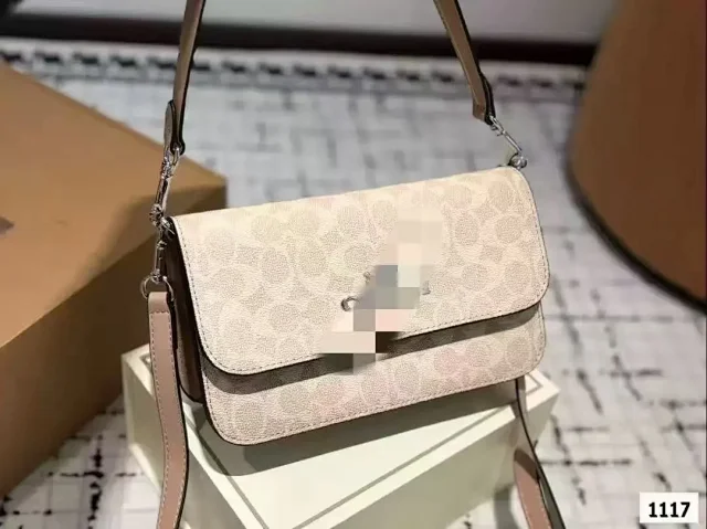 Coach Crossbody Bags Brynn Signature Canvas Flap Bag product detail image 8