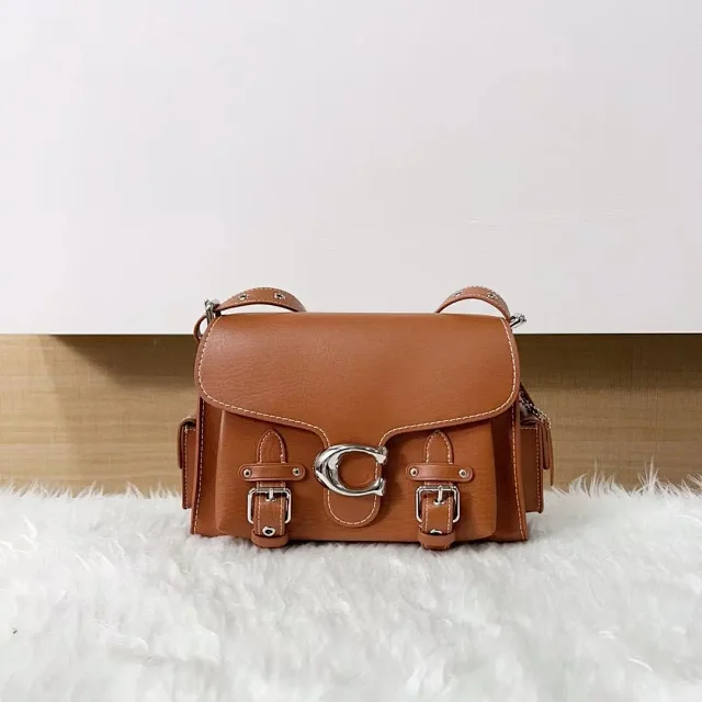 Unbranded Crossbody Bags Flap bag with buckle details and side pockets product detail image 1