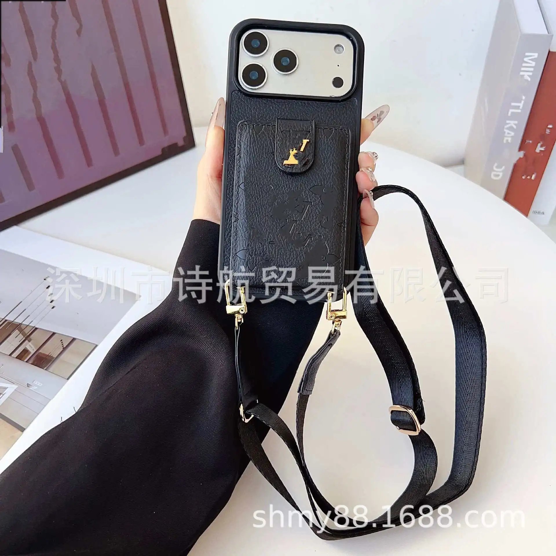 Louis Vuitton Phone Cases Monogram Card Holder Lanyard image 2