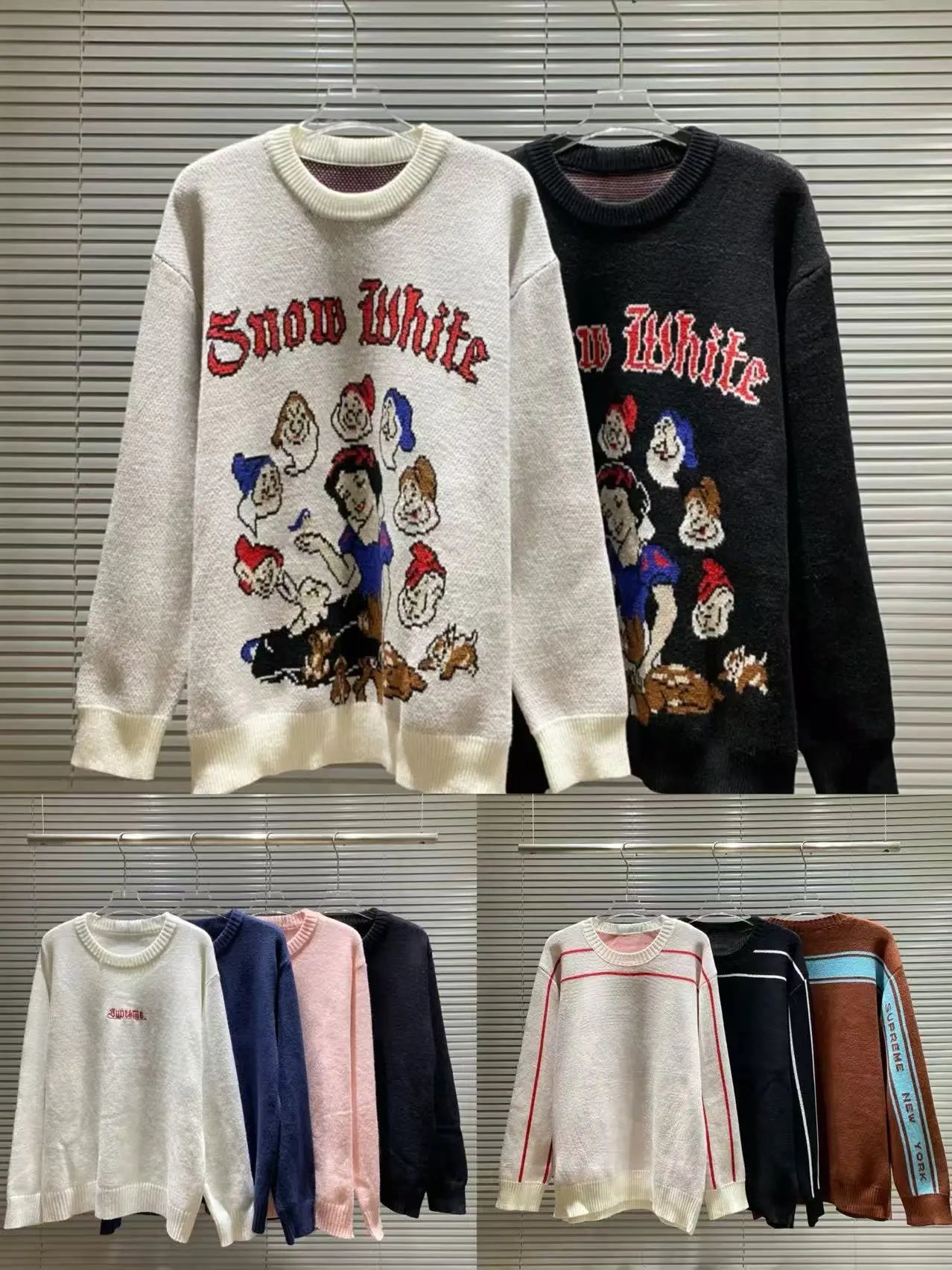 Disney x Design Snow White Graphic Knit Sweater White - 2