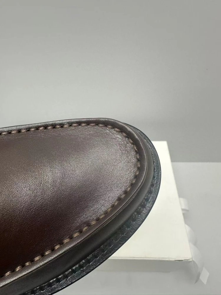 Saint Tears Loafer Black Leather Loafers - 19