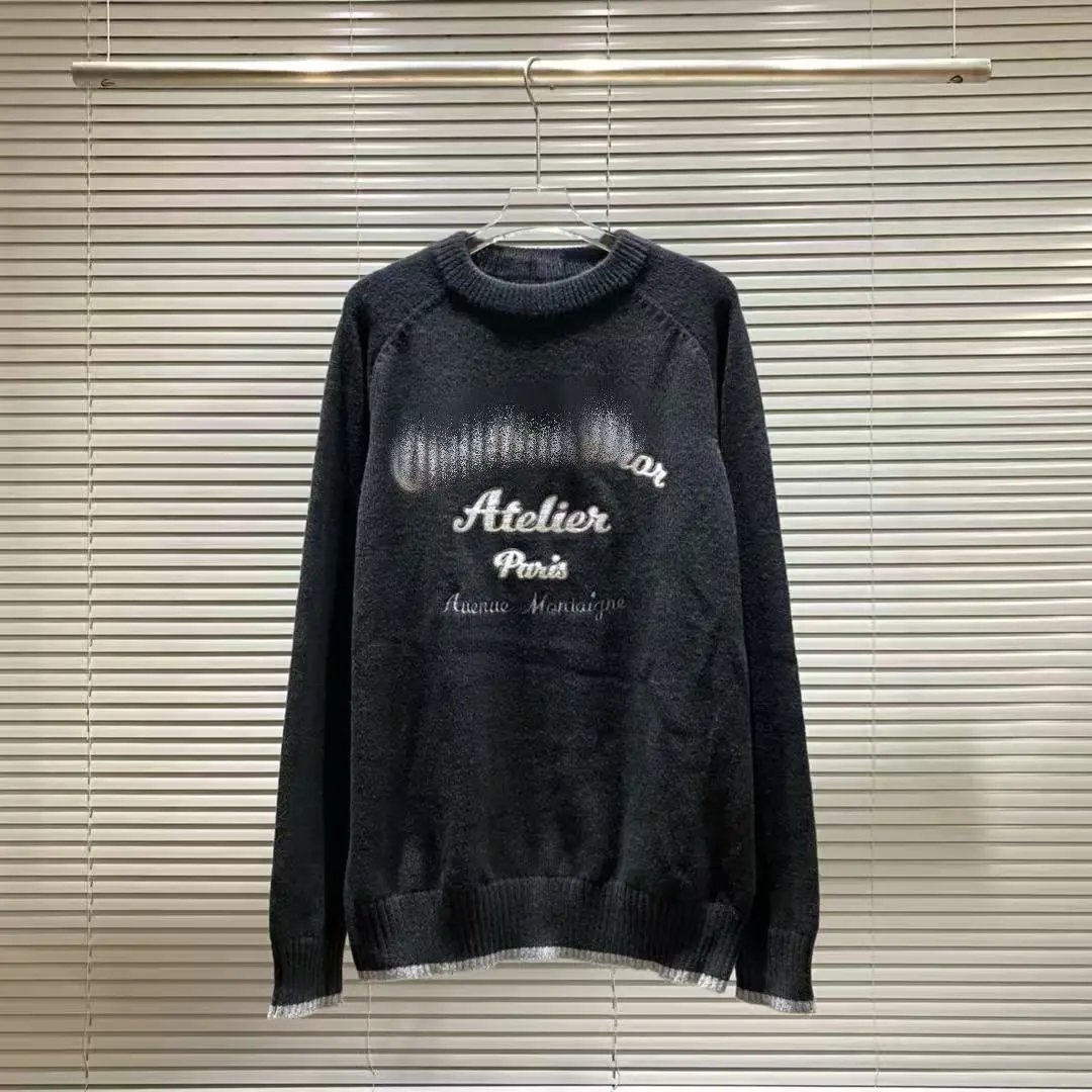 Dior Atelier Paris Embroidered Olive Green Sweater - 9