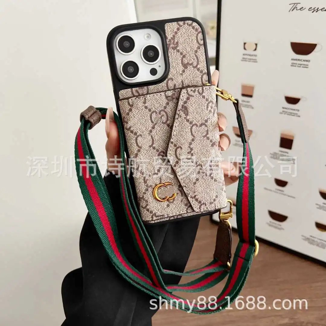 Louis Vuitton Monogram Phone Case with Crossbody Strap Brown - 7