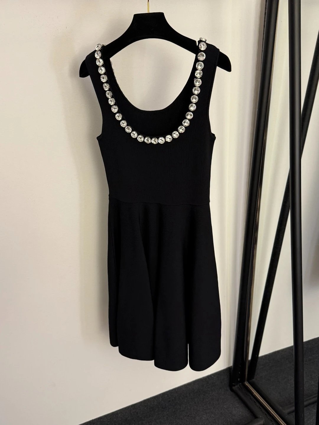 Siro Pink Crystal-Embellished Knit Dress - 5
