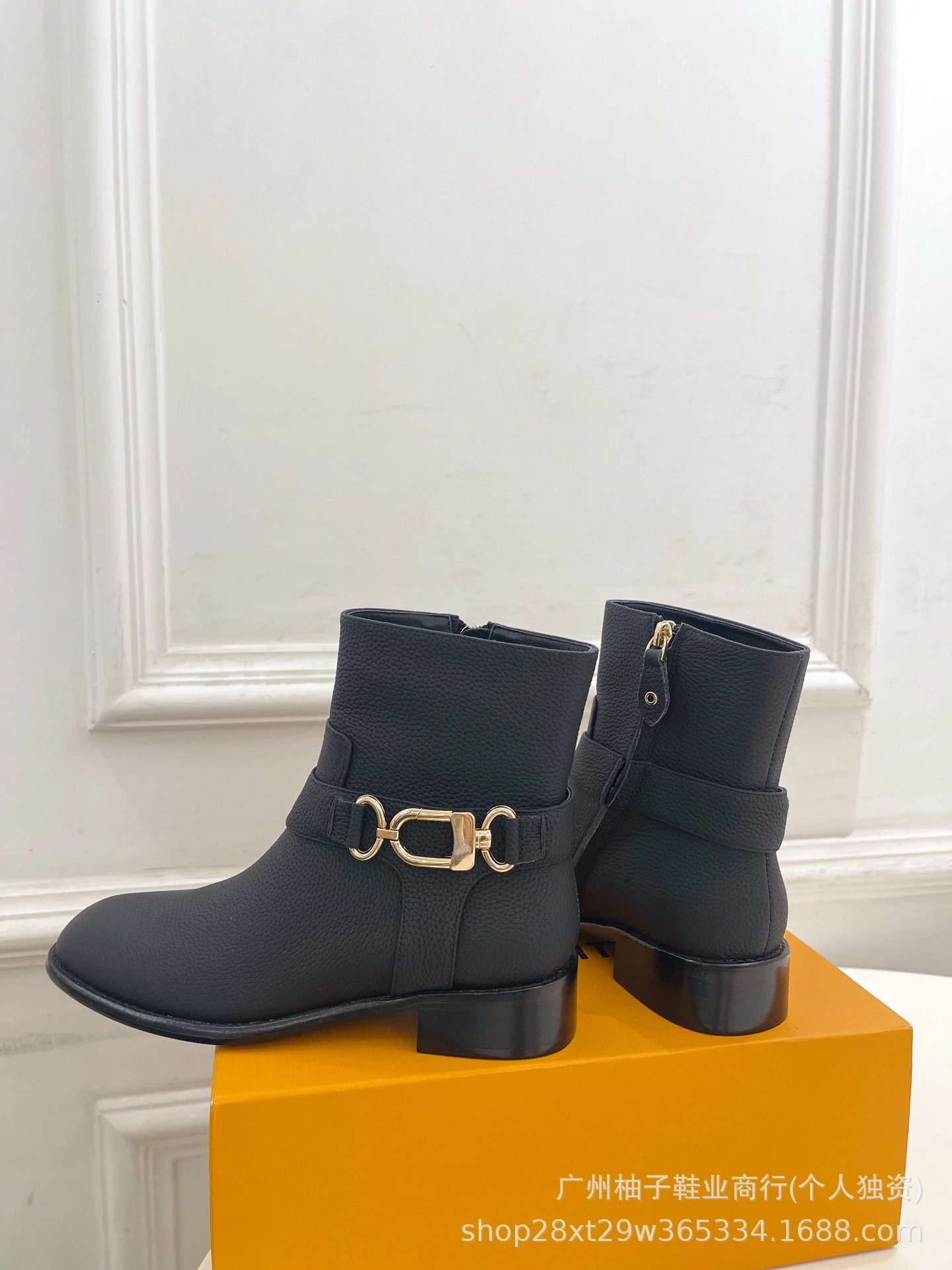 Loewe Anagram Buckle Knee Boots Black - 5