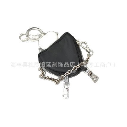 Prada Re-Nylon Mini Pouch with Chain Strap Black - 5