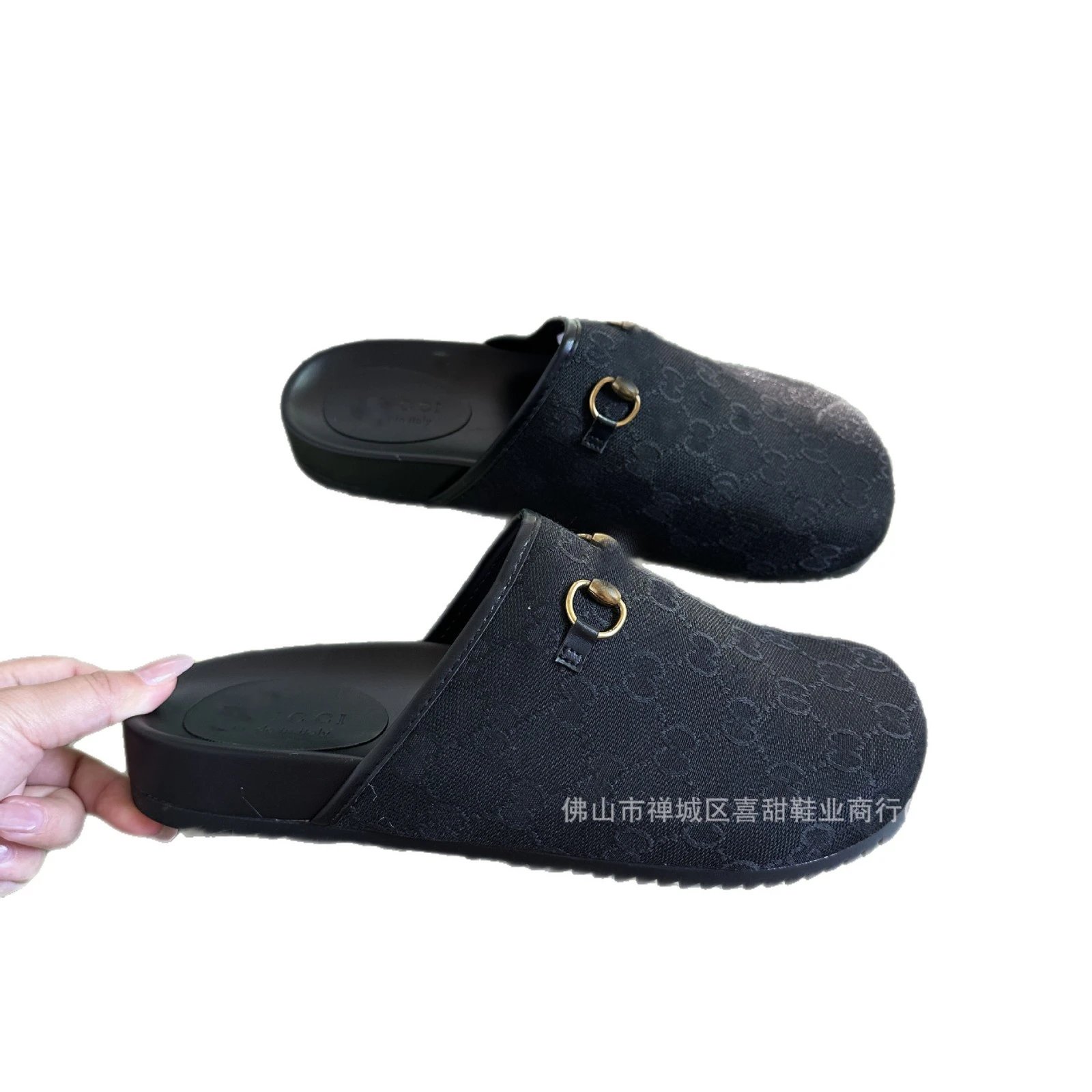 Gucci Slippers Horsebit Monogram Mules image 5