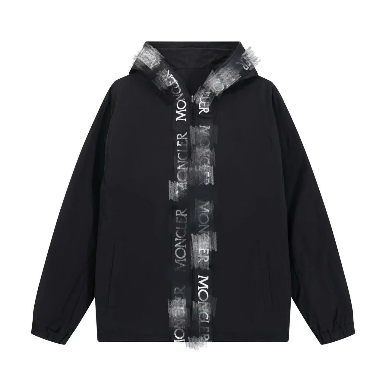Moncler Genius Windbreaker Black Jacket - 4