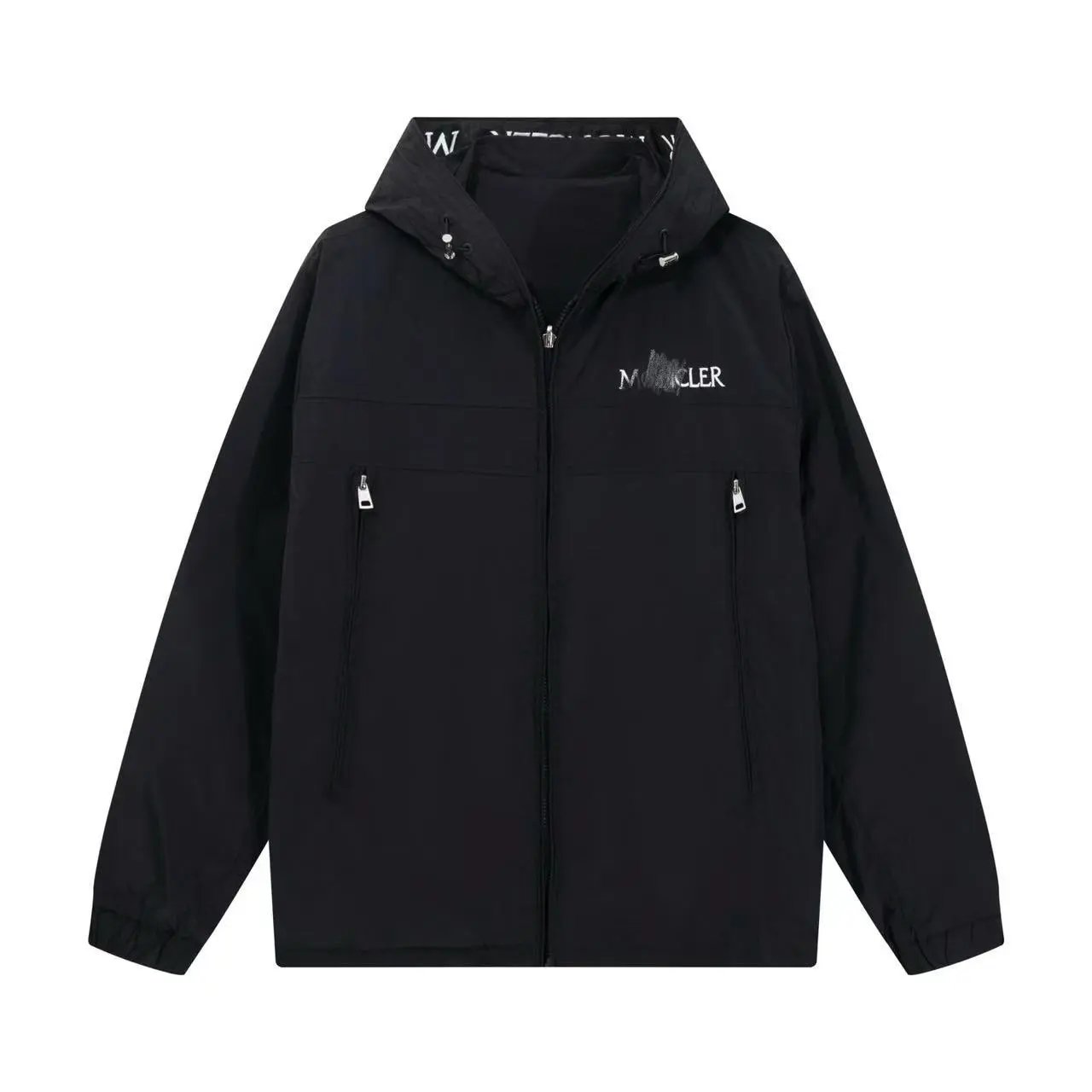Moncler Genius Windbreaker Black Jacket - 2