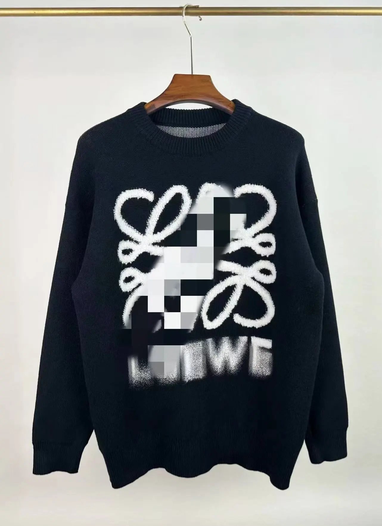 Off-White Deconstructed Logo Knit Sweater Gray - 5