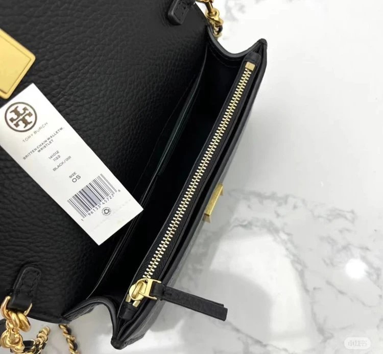 Tory Burch Miller Mini Chain Wallet White Clutch - 13