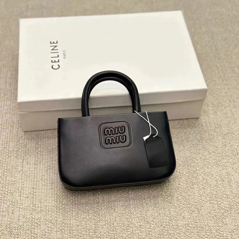 Miu Crossbody Bags Mini top-handle logo bag image 1