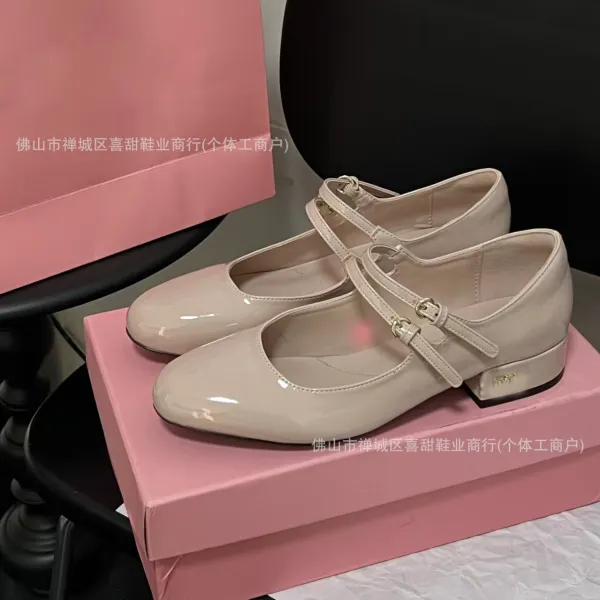 Dior Mary Jane Patent Black Leather Shoes - 5