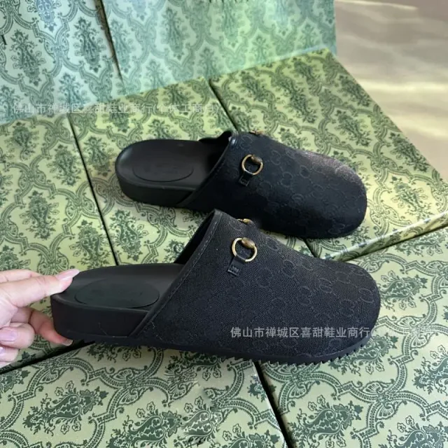 Gucci Slippers Horsebit Monogram Mules product detail image 11