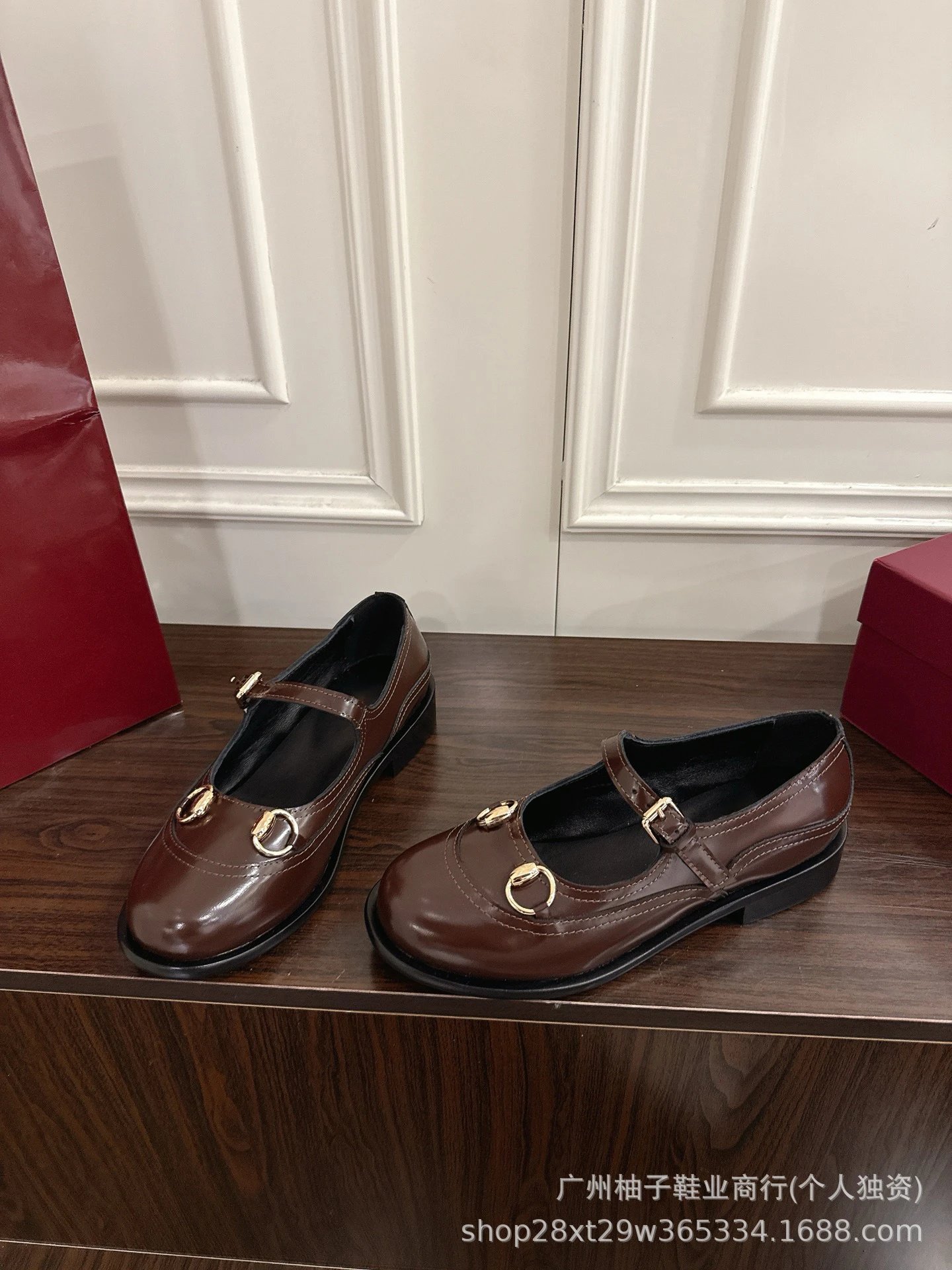 Gucci Horsebit Mary Jane Black Leather Shoes - 11
