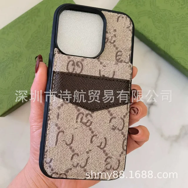 Gucci Phone Cases GG Monogram Card Holder Kickstand Case product detail image 5